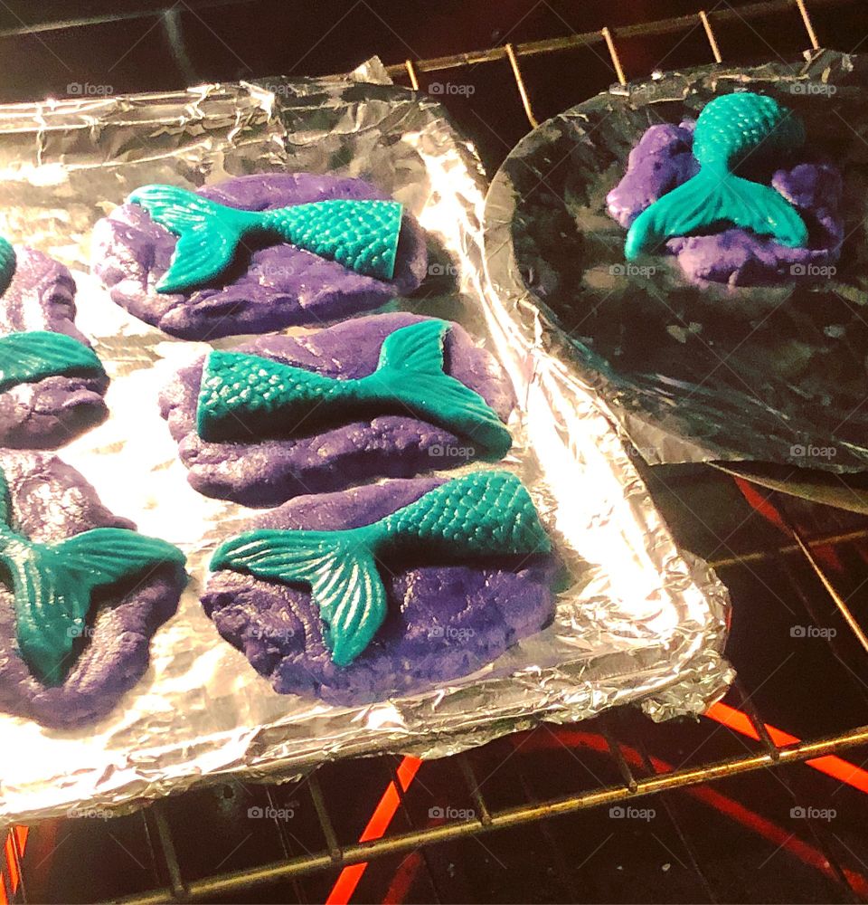 Mermaid cookies 