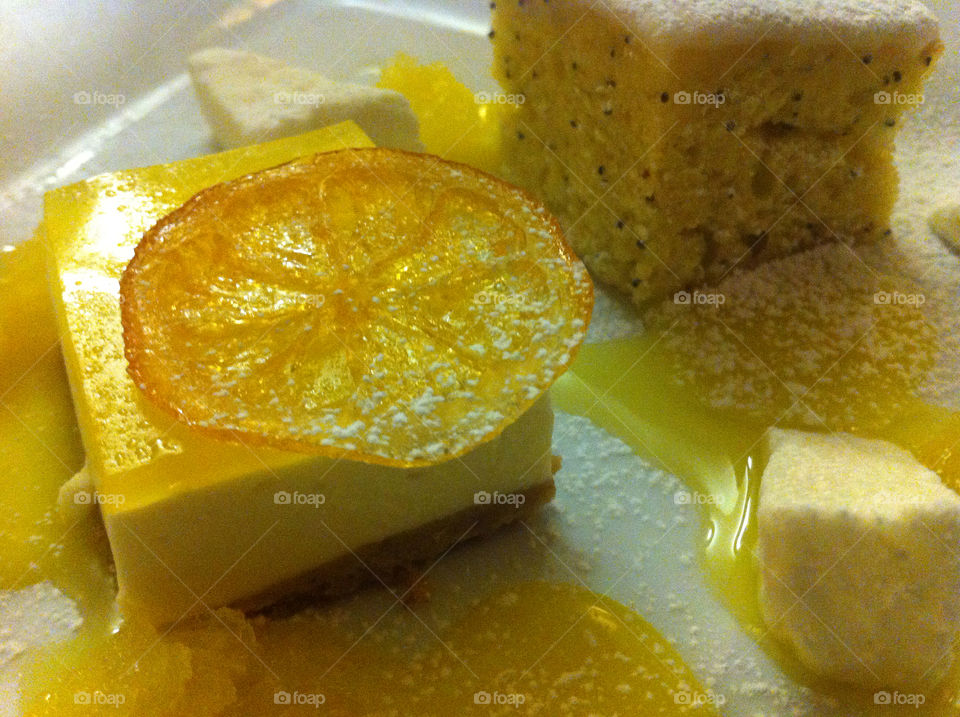 restaurant cheesecake lemon dessert lemon cheesecake by PollyWiggle
