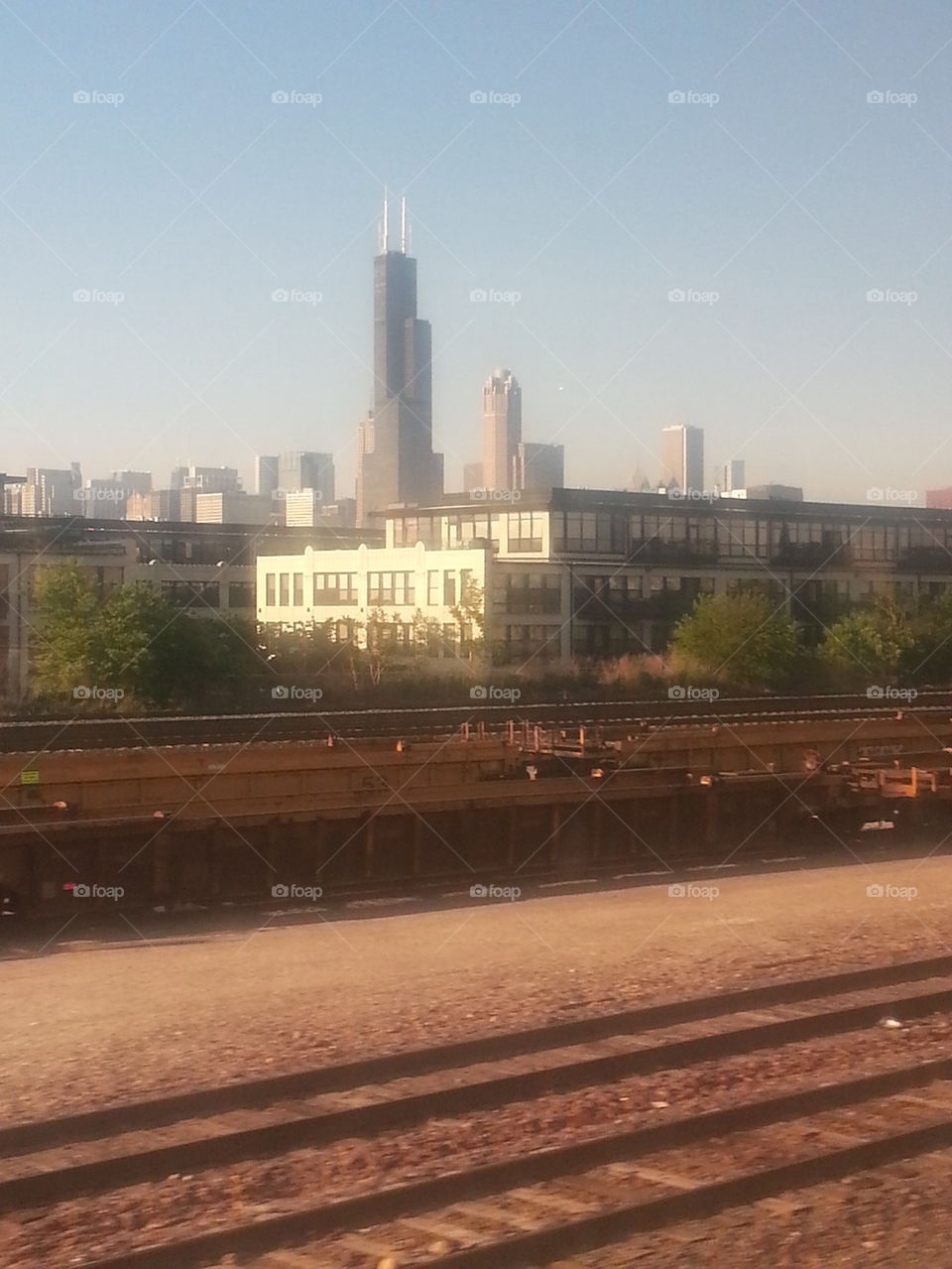 Chicago from the railway