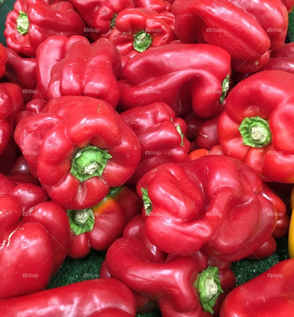 Red bell peppers 