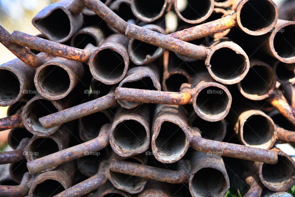 rusty pipes