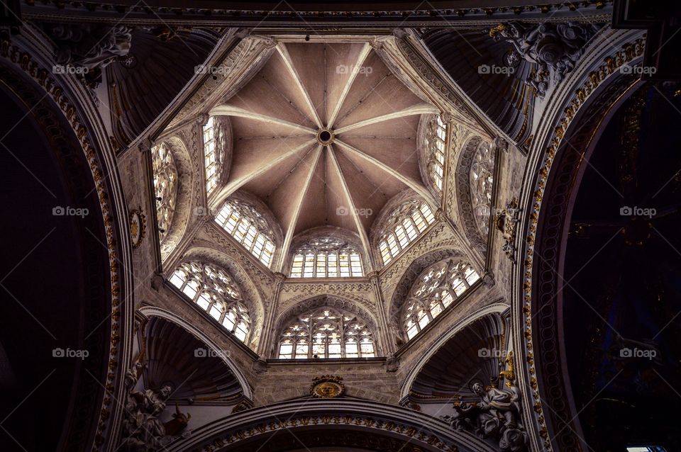 Cimborrio de la Catedral de Valencia (Valencia - Spain)