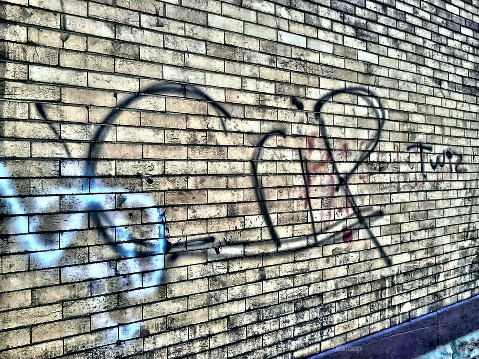 "Crip" Graffiti in Pittsburgh, Pennsylvania