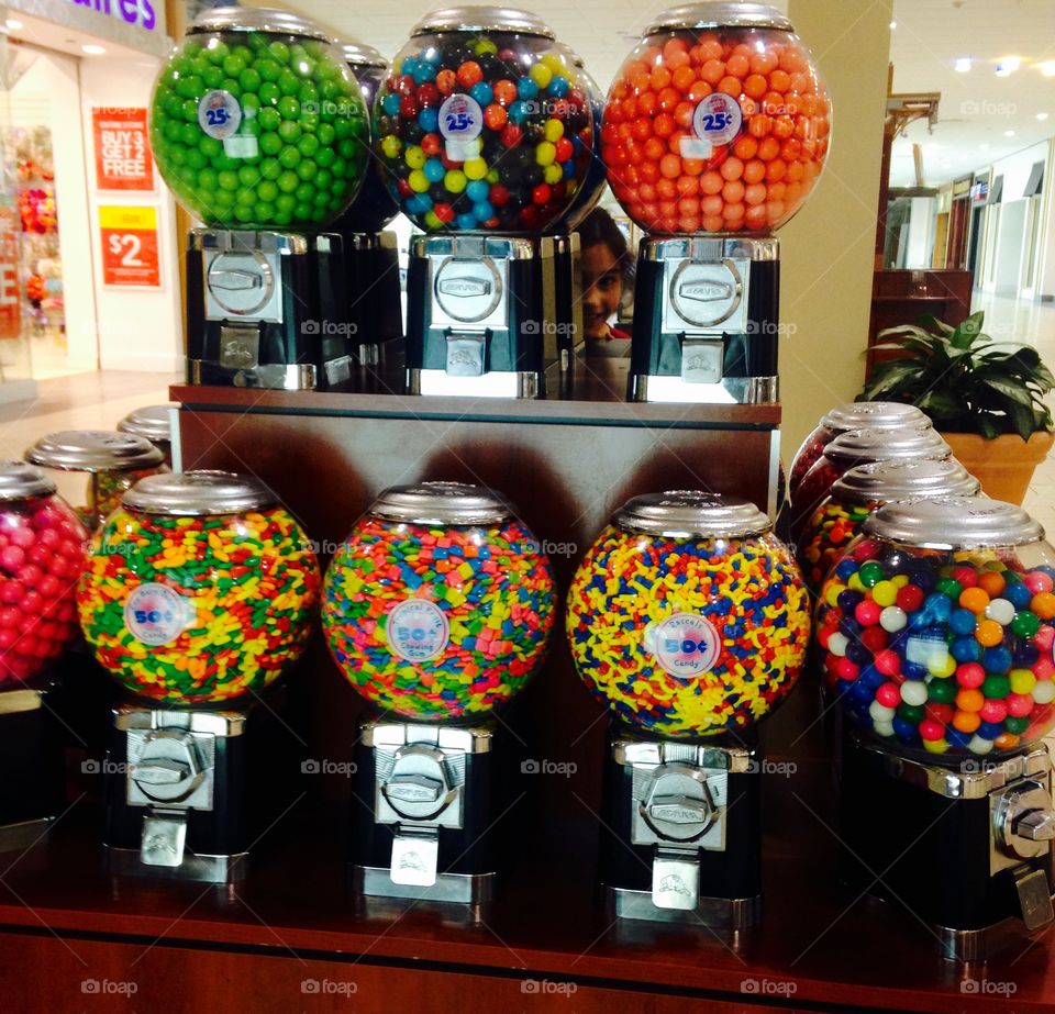 Gum ball machines