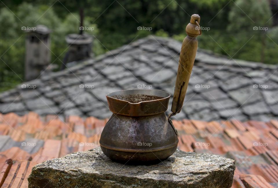Coffee time at the backyard