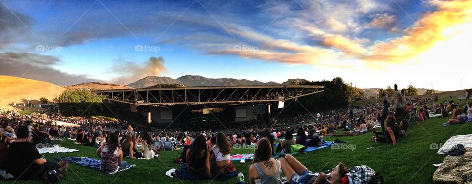 Music as the backdrop 