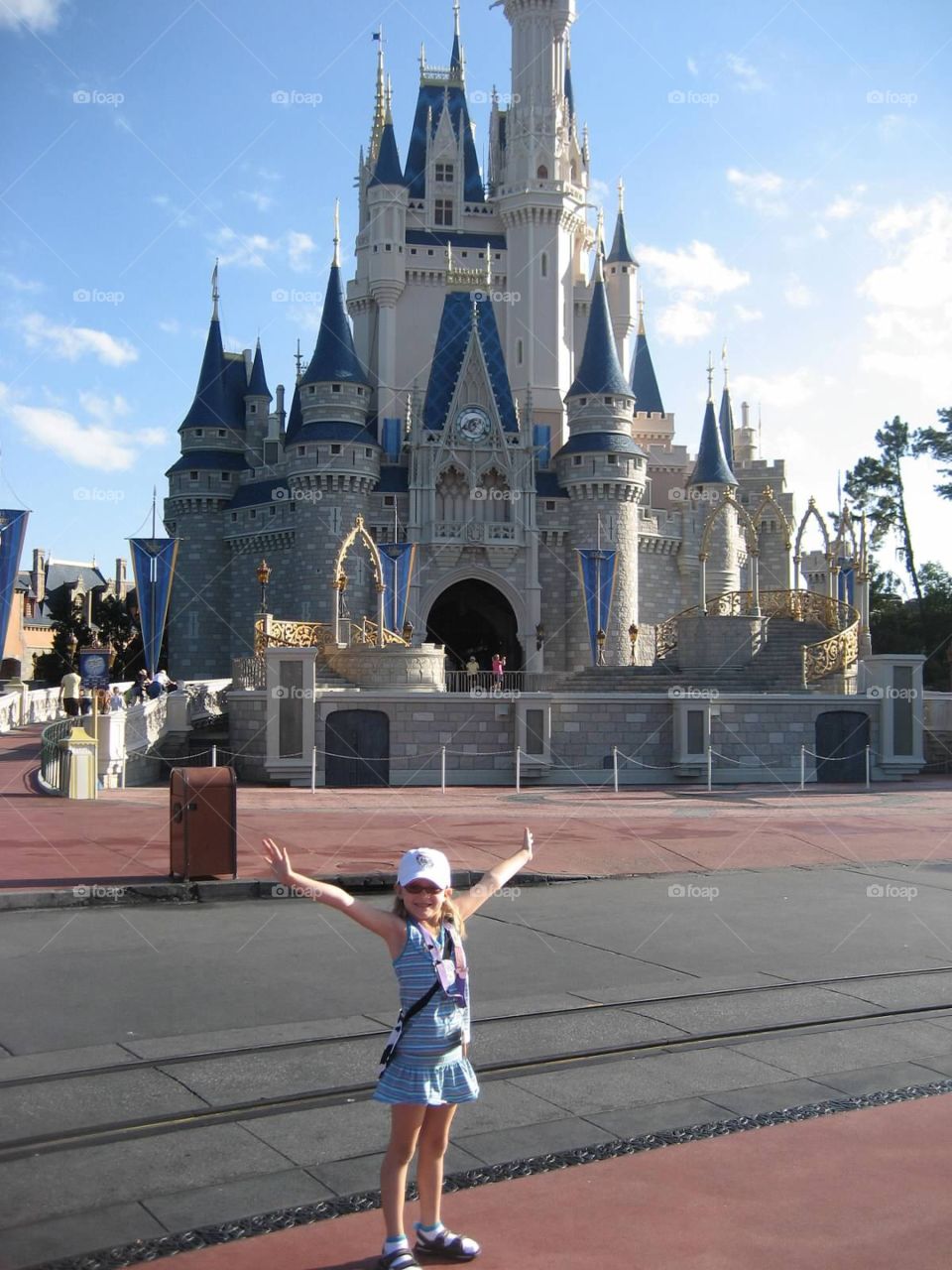 The Kingdom is Hers. She made it to Disneyworld Magic Kingsom for her birthday at last! 