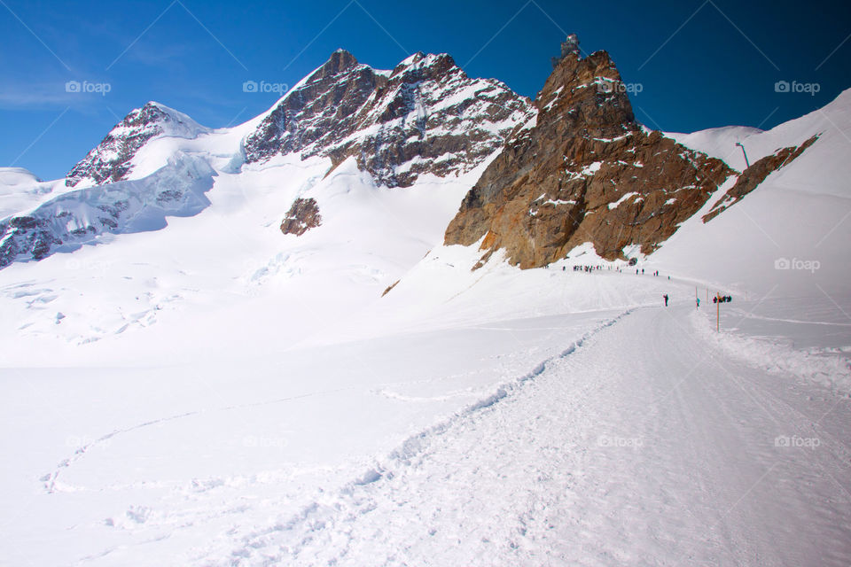 jungfrau snow travel building by cmosphotos