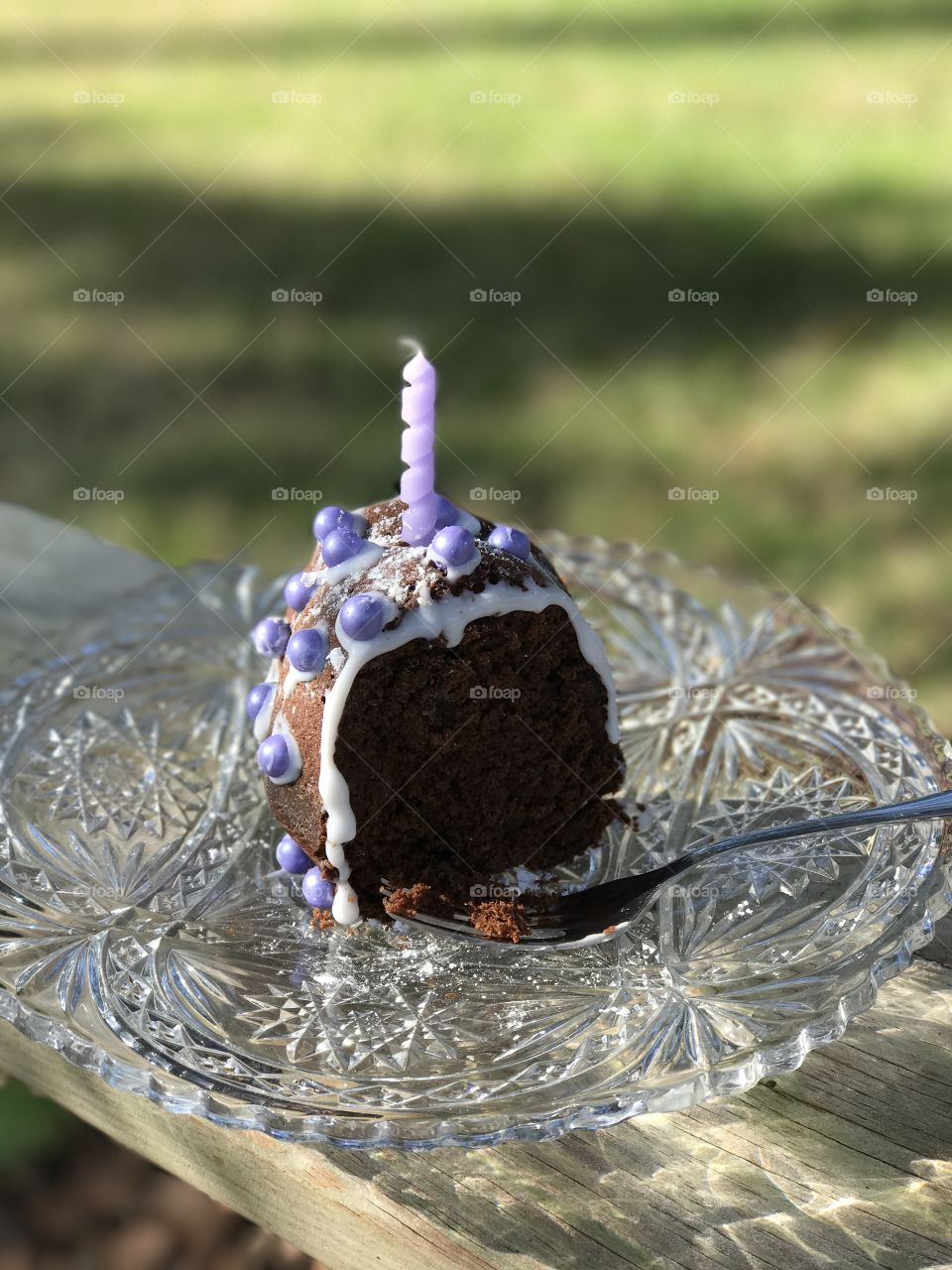 Chocolate Bundt slice