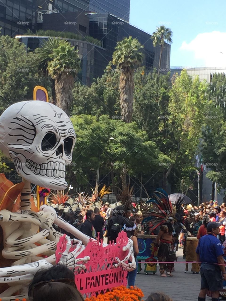 Day of the Dead parade float, Mexico City, Mexico