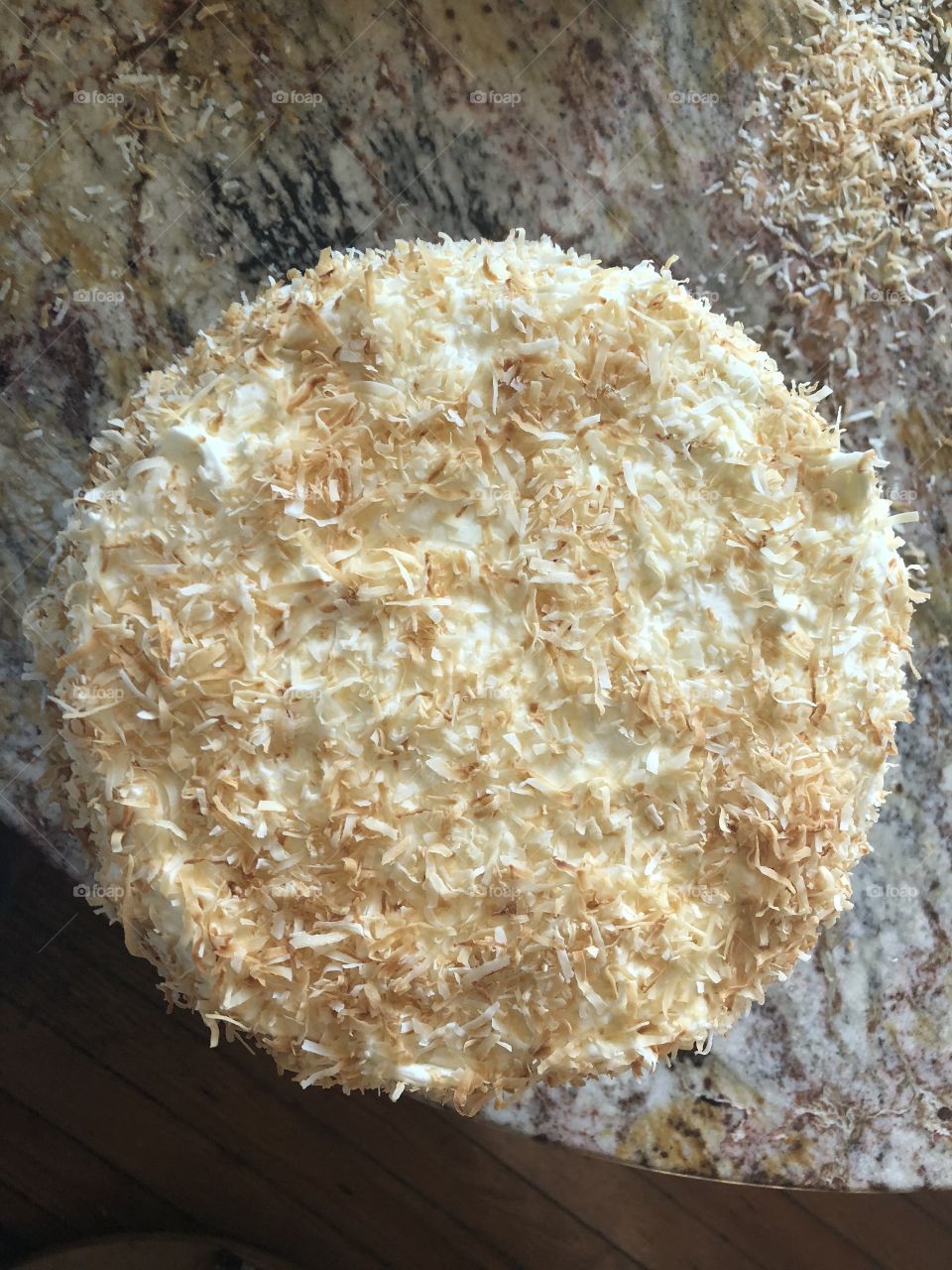 Southern Comfort Coconut Cake