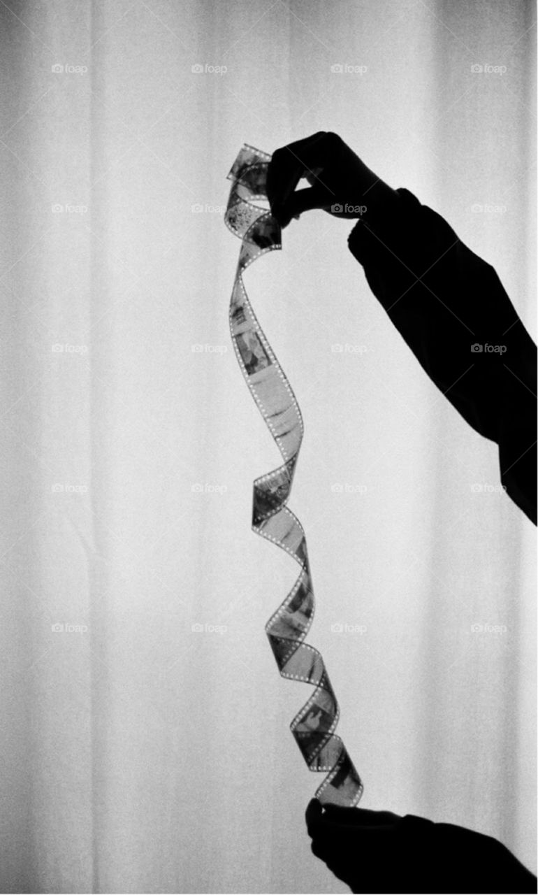 Film coils in black and white film, Leica R3