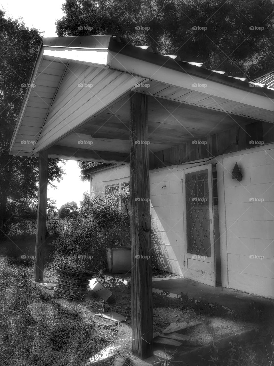 She leaves the door slightly cracked...