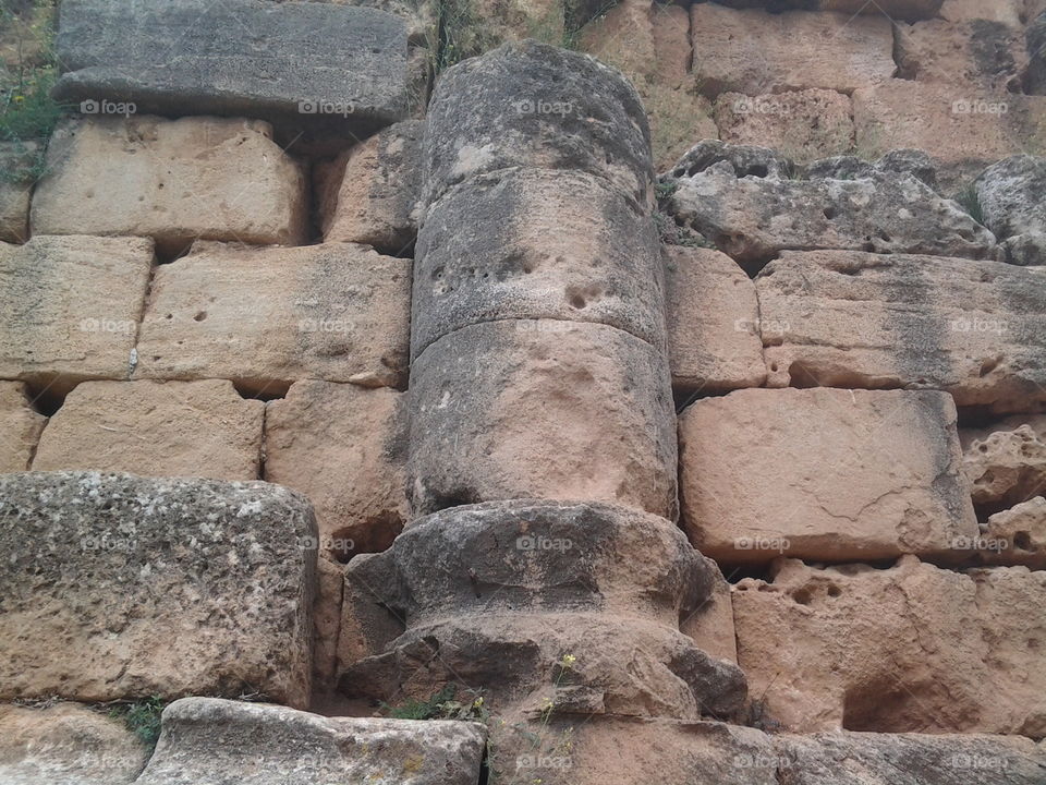 Very Old Wall in Tipaza - Algeria