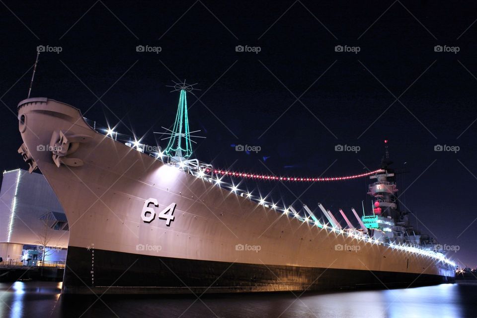 chrismas night ship