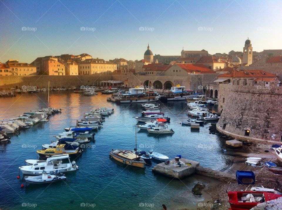 Dubrovnik harbor 