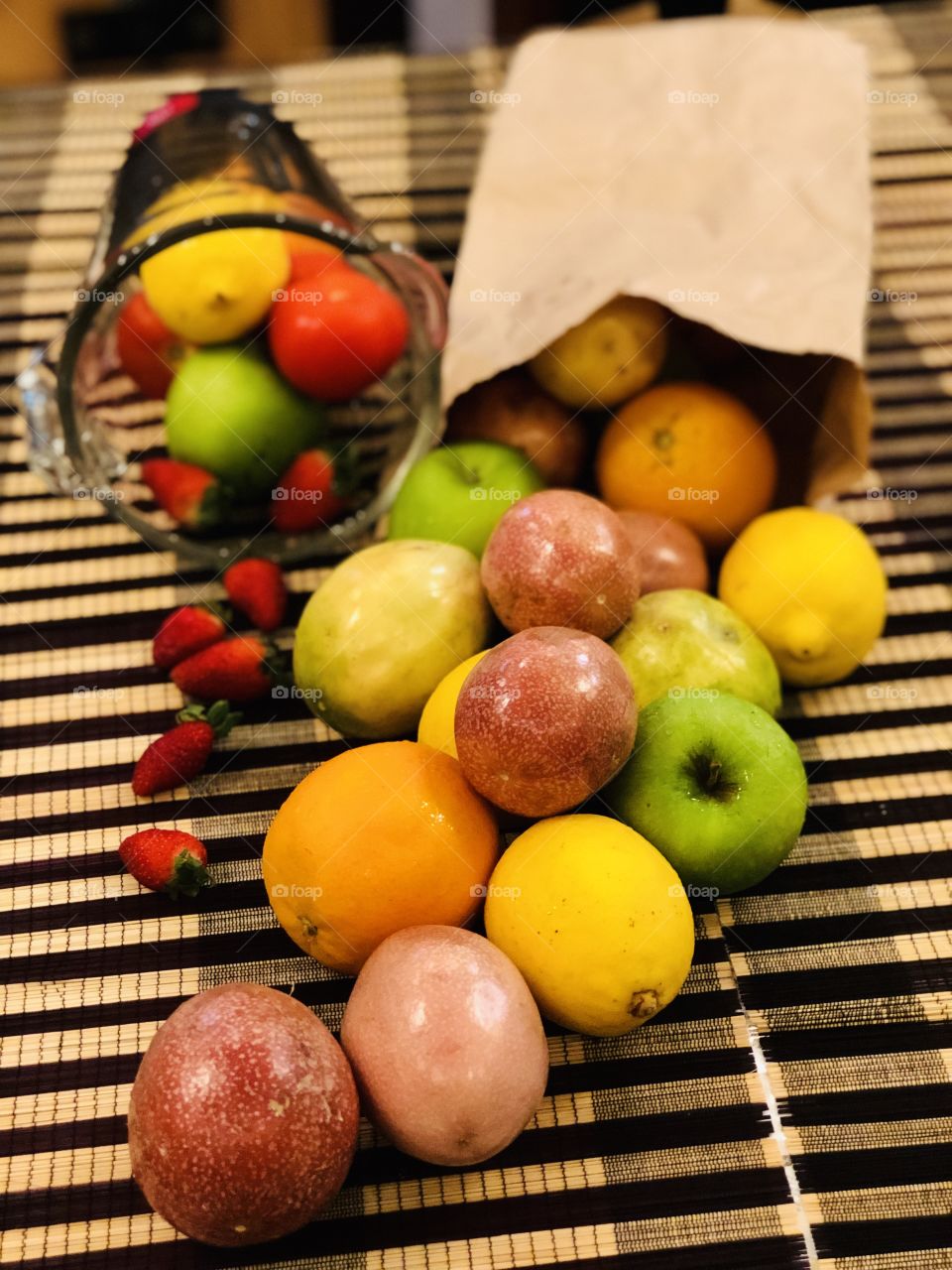 Temptation of mix fruits 