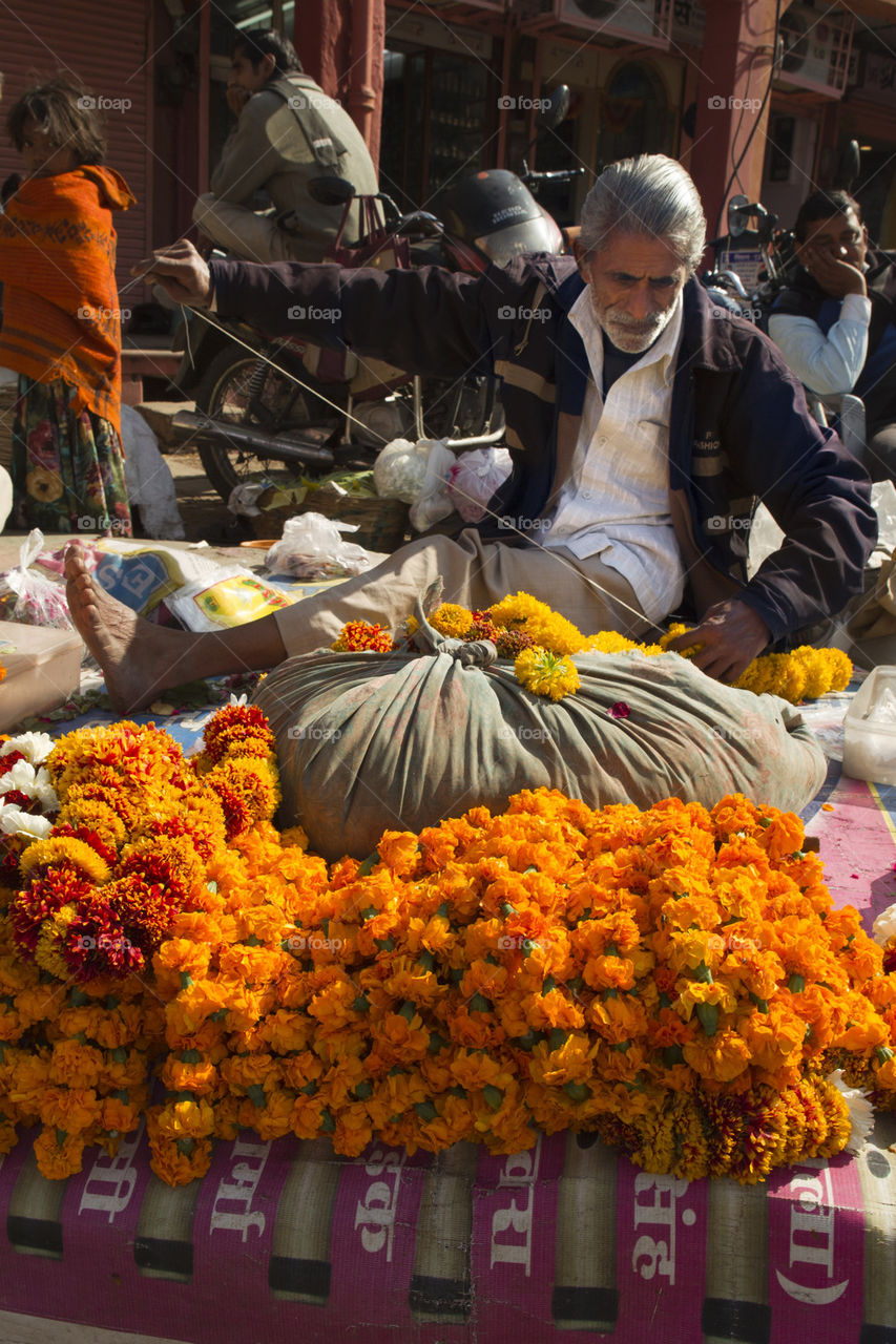 Flower seller