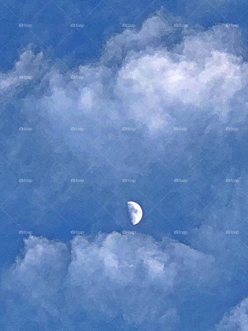 Moon in heavens