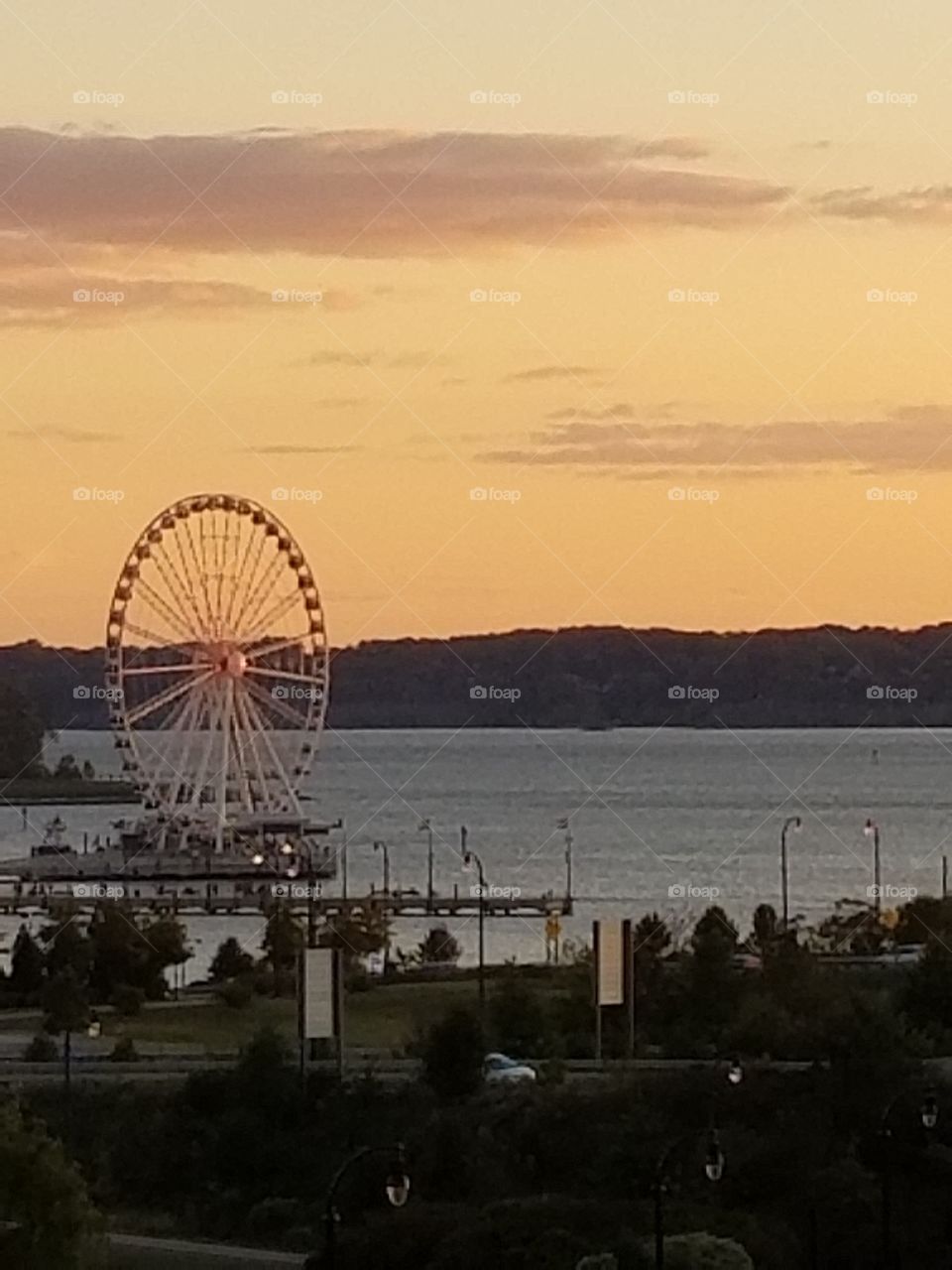 Ferris Wheel Sunset