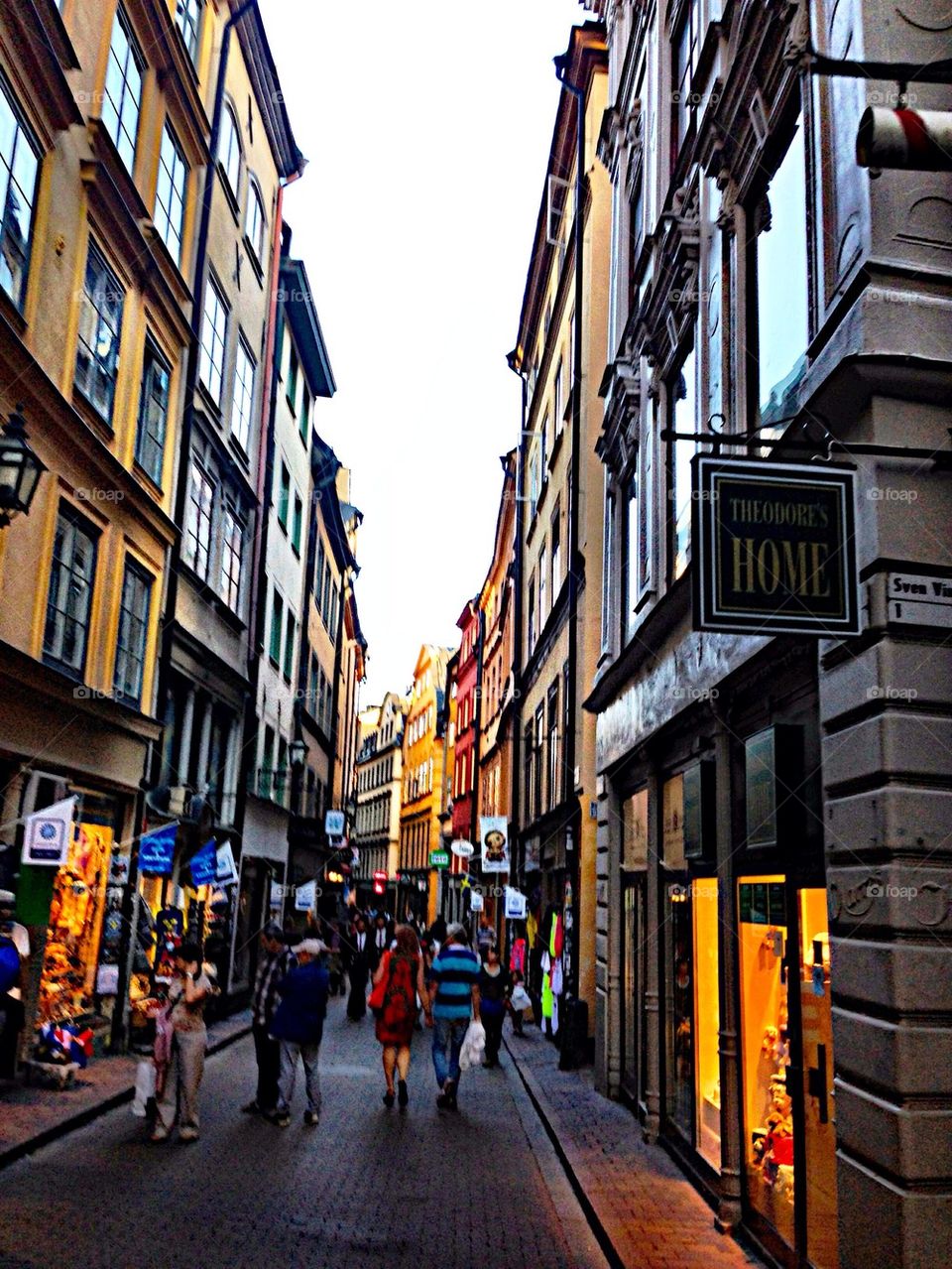 In town, Stockholm