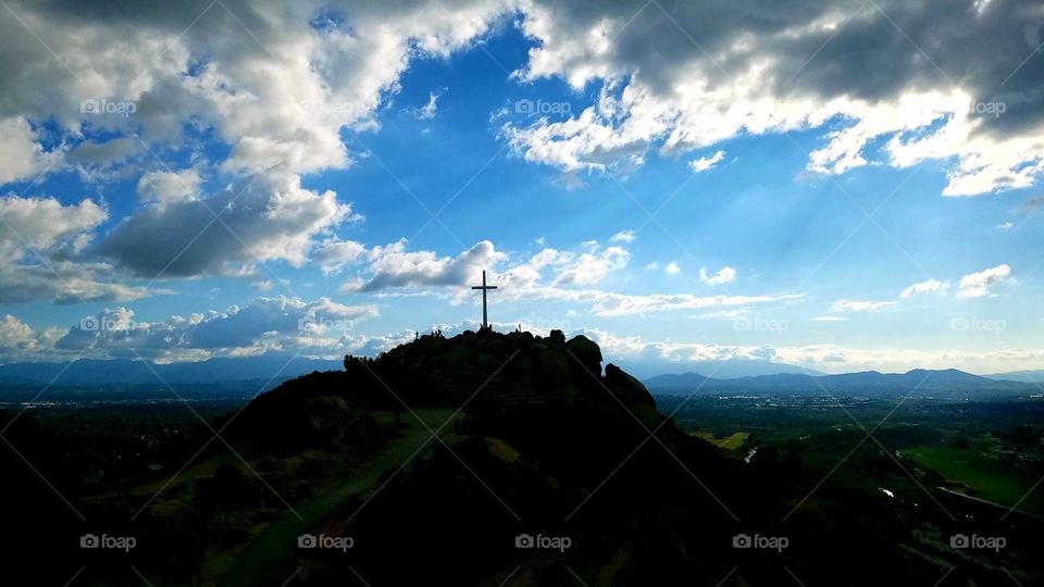 cross on mountain