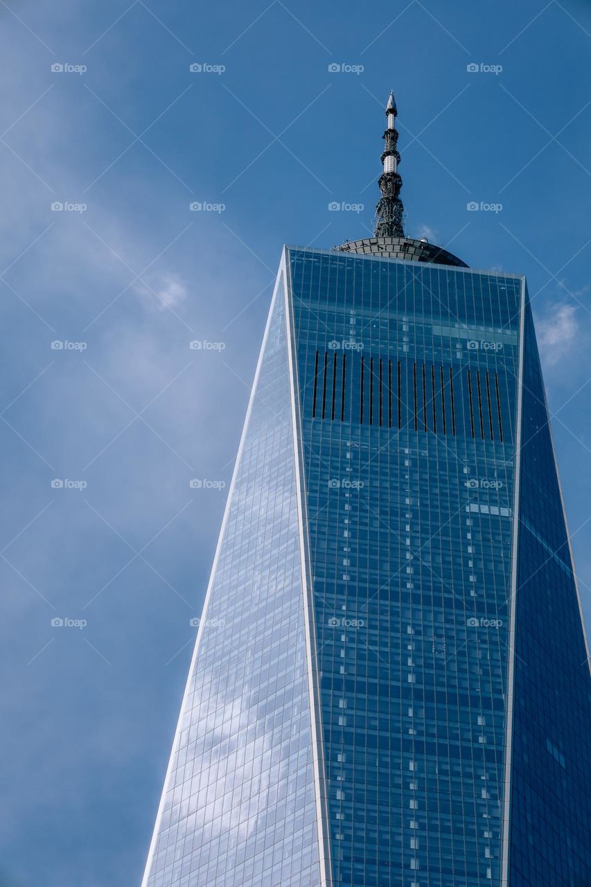 Glass building at New York City