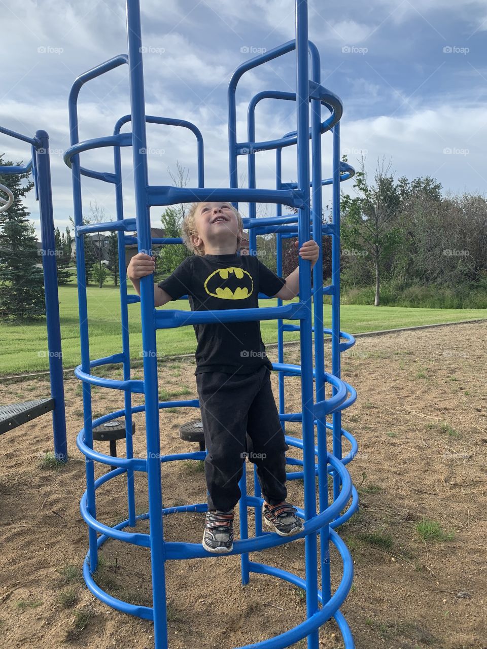 Playing at the playground 