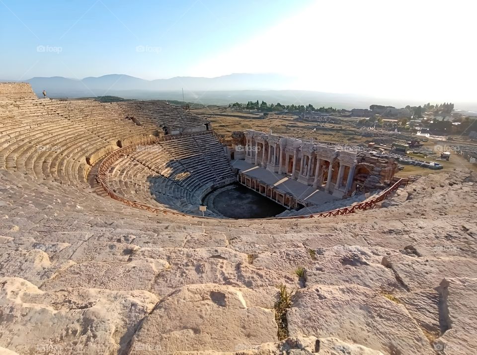 old coliseum from distance