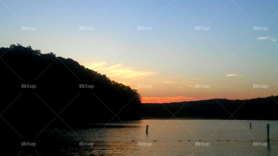 Sunset at The Lake
