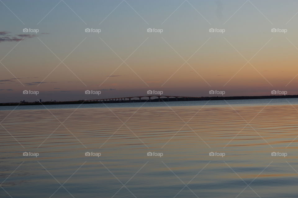 Sunset and Bridge