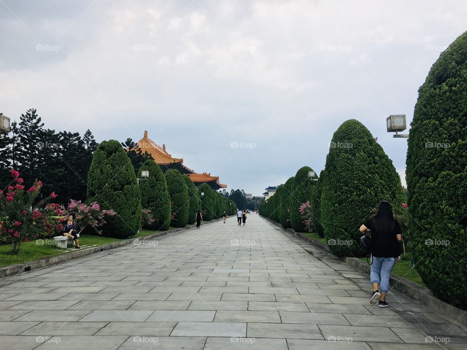 This was taken around the famous Chiang Kai Shek Memorial which you can post and lay around the corner.