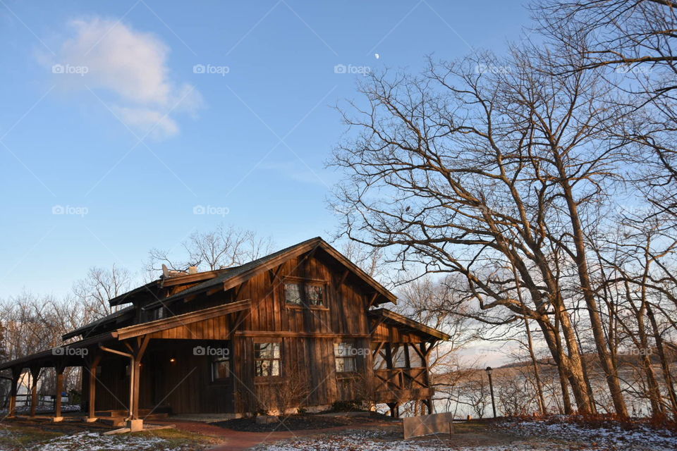 Cabin on the lake