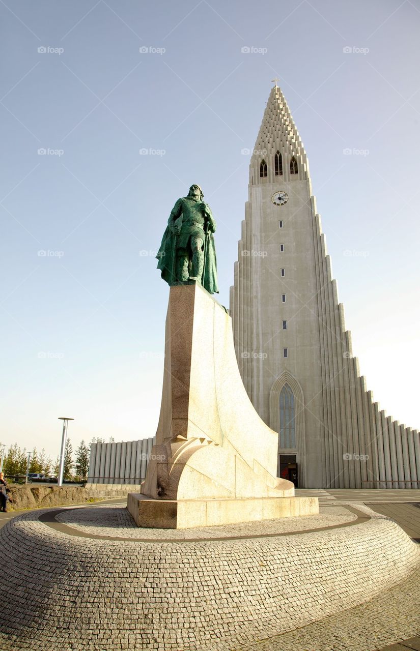 Hallgrimskirkja church on Iceland