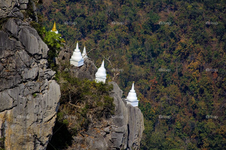 Temple in highlands, Lampang Thailand
