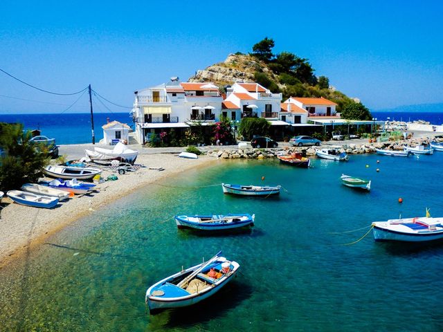 Scenic view of beach