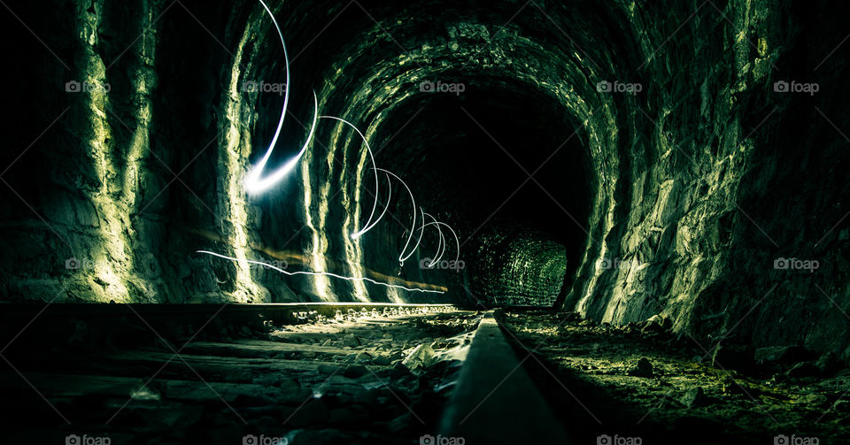 Tunnel, Fantasy, Abstract, Dark, Art