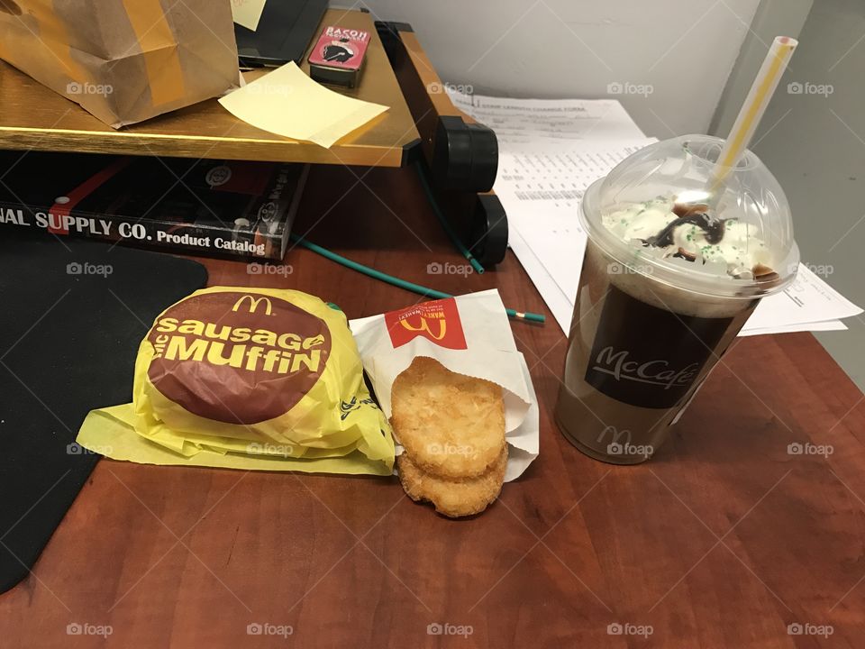 Breakfast at work
