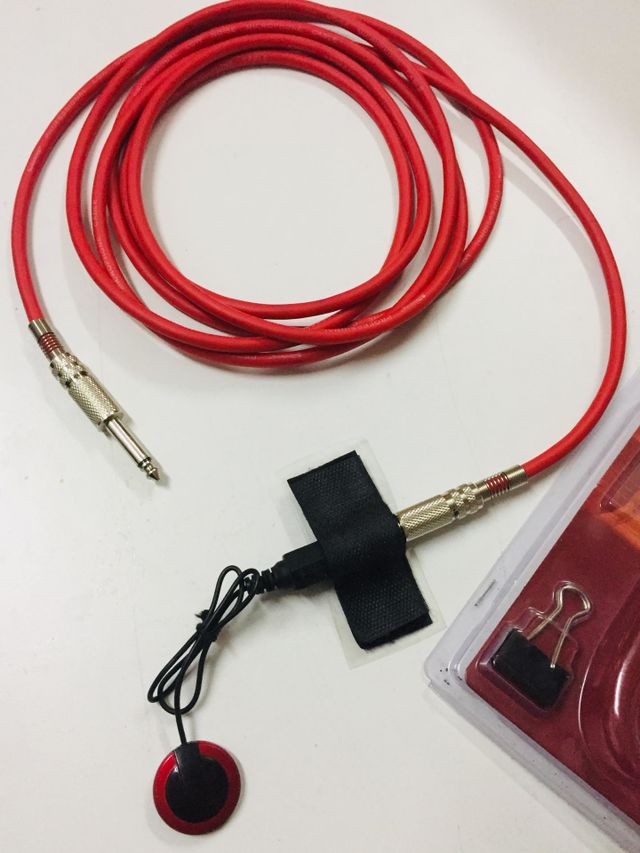 Red and black photo