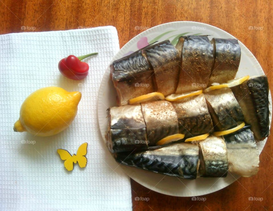 fish with lemon