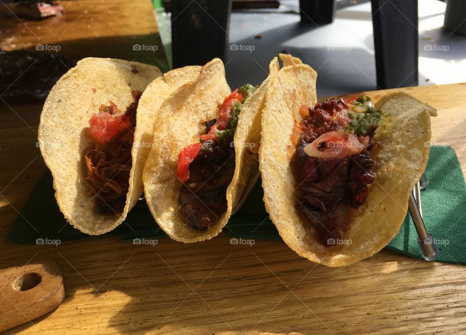 Tacos, festival street food