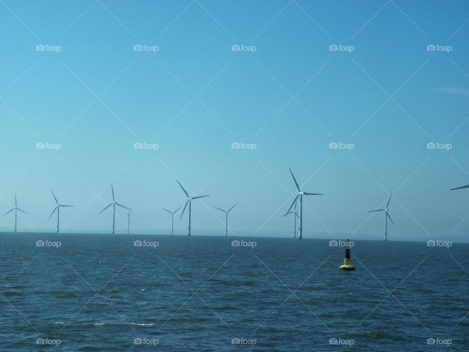 Windmills North Sea