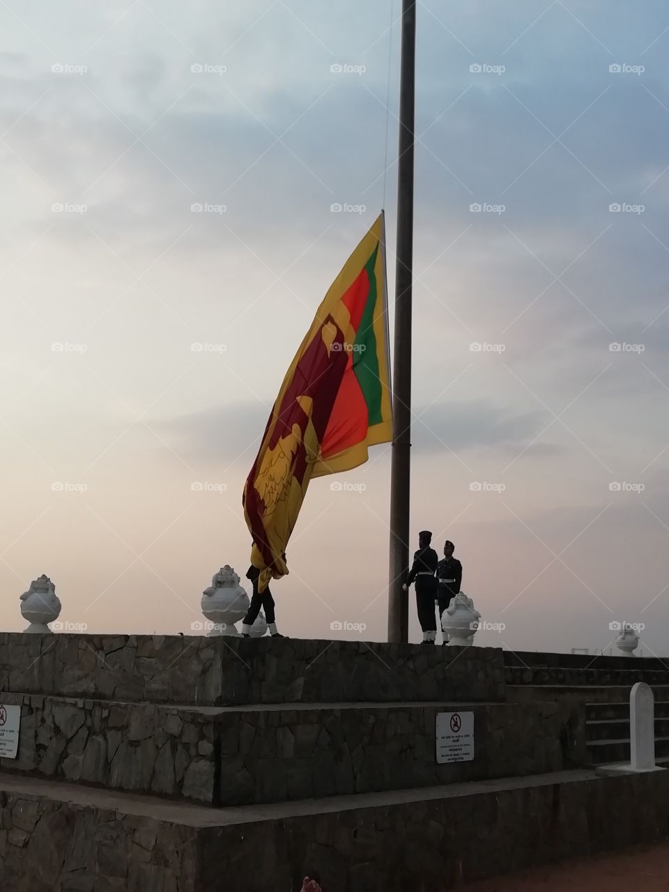 Lowering the flag #part 2😀