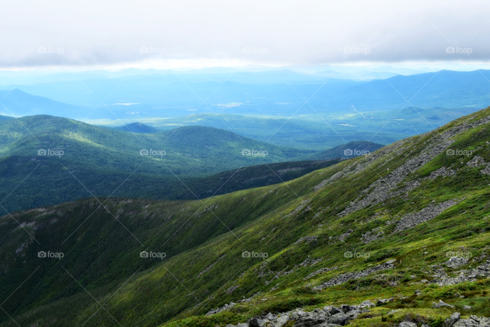 View of mountain range