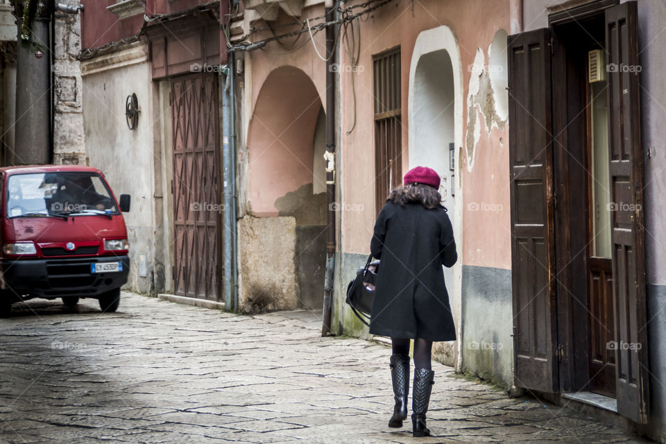 Narrow streets of South Italy