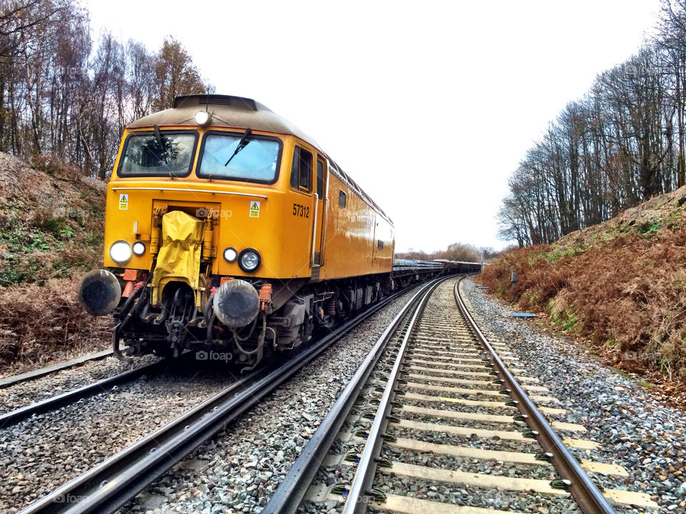 UK Railway Locomotive & Train - British Rail Freight. Class 57 Loco.
