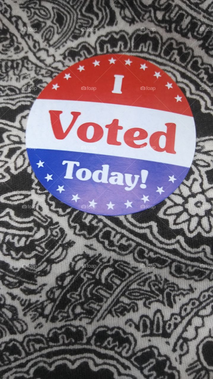 I voted!