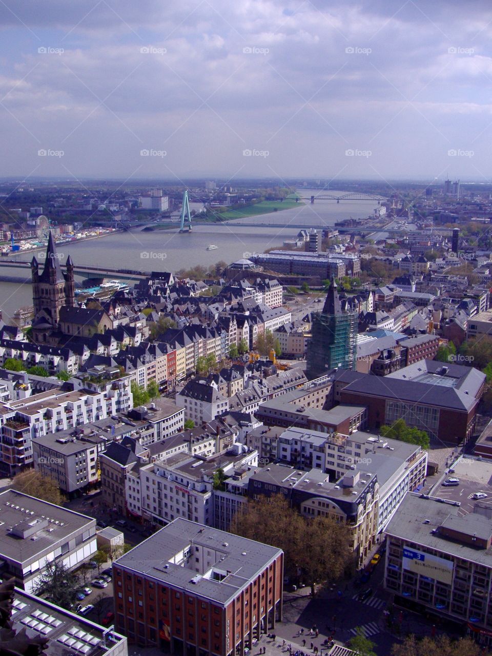 Cityscape of Paris from Eiffel tower