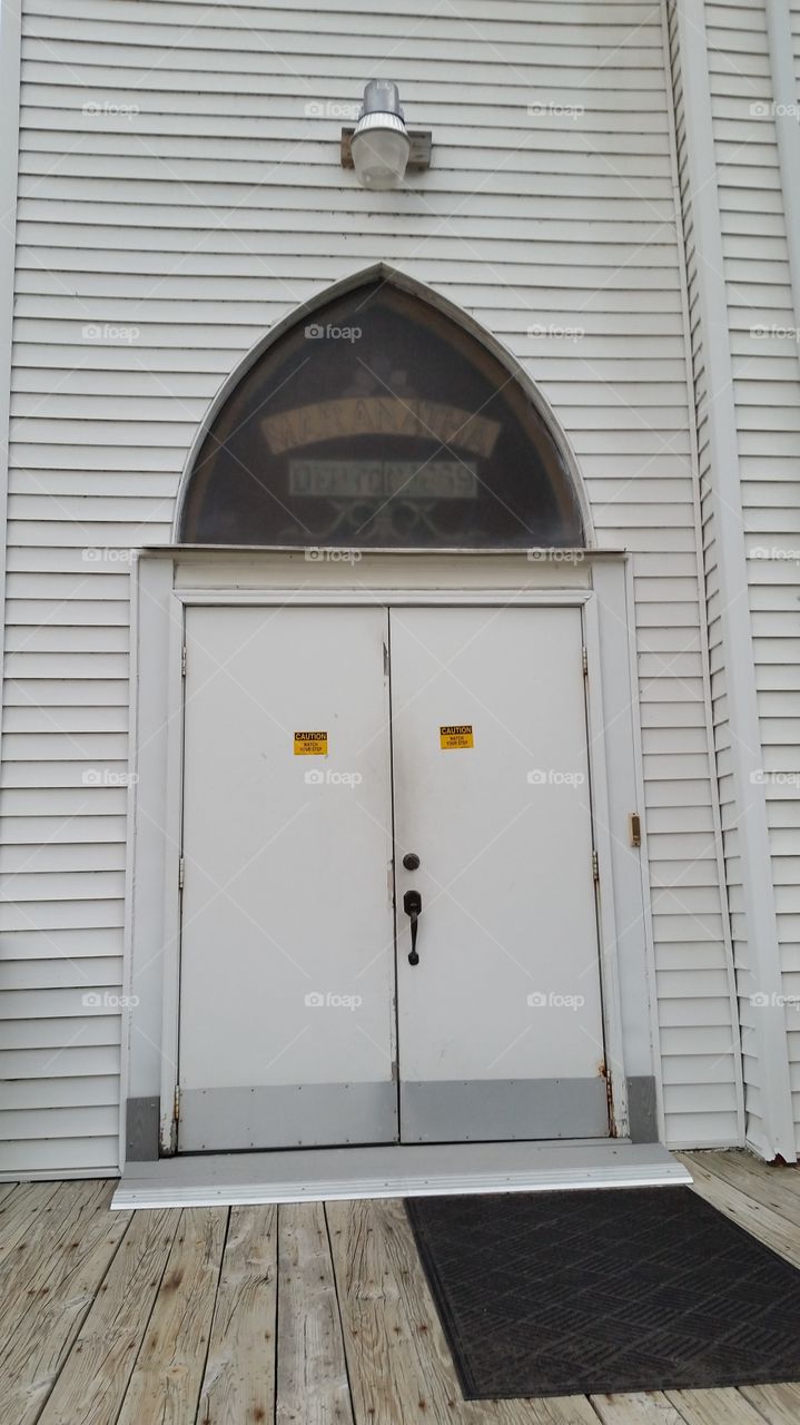 church doors