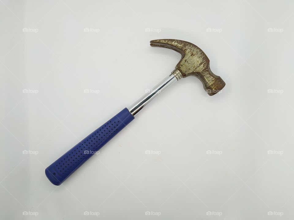 A old hummer isolated on white background